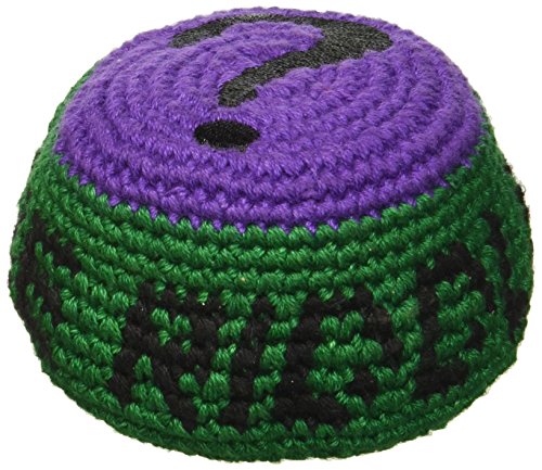Batman The Riddler Embroidered Crocheted Footbag