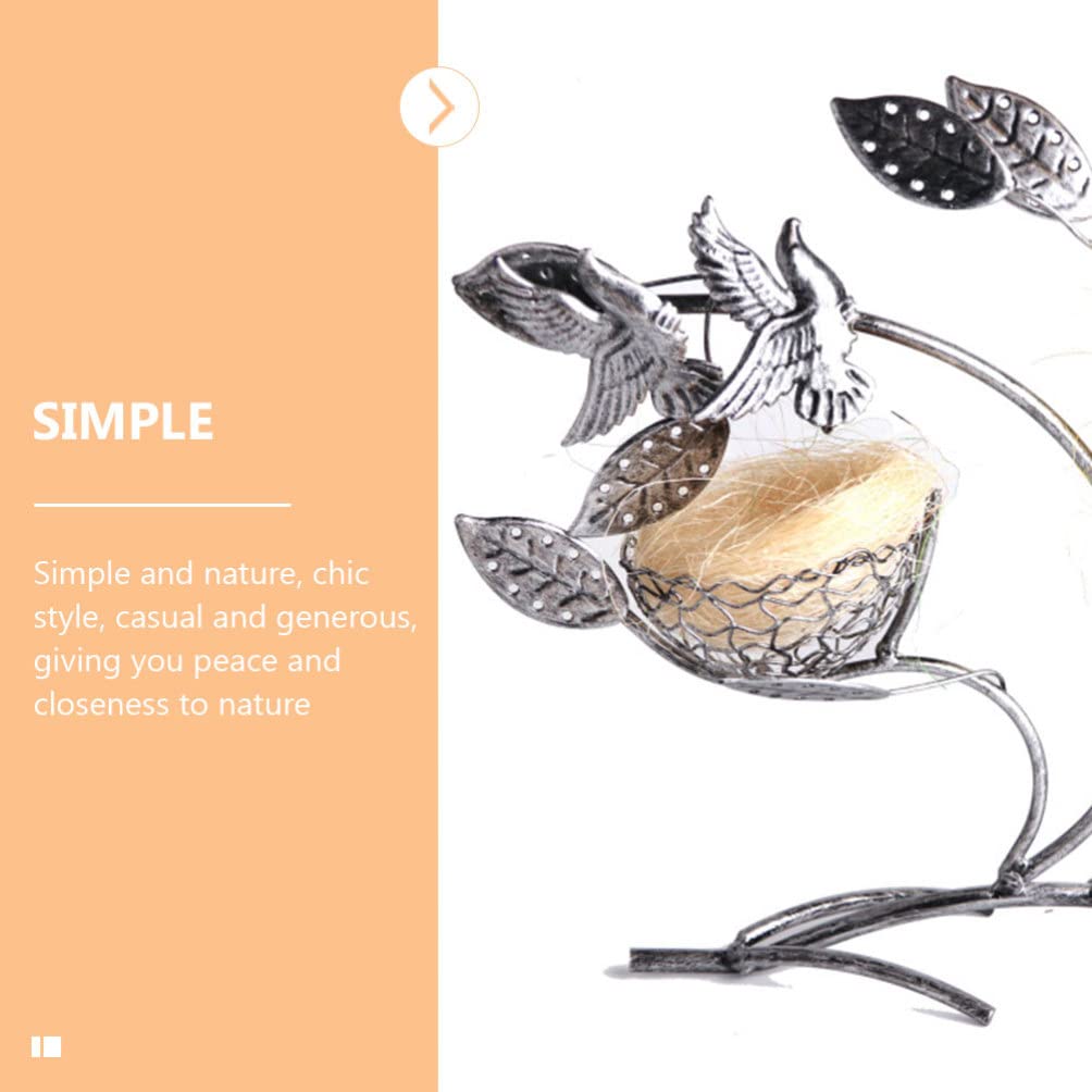 Housoutil Fake Bird Nests 20pcs Simulated Bird Nest Manual Trinkets Silk Simulation Bird Nests