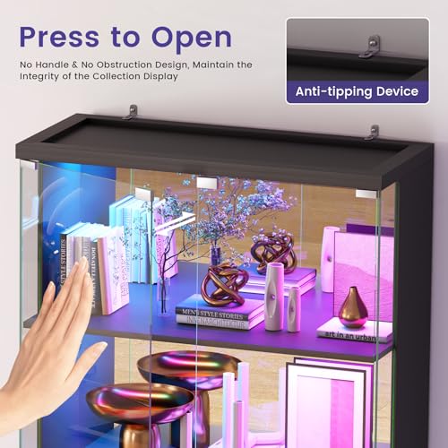 image for Dystler Glass Display Cabinet with Doors, 69