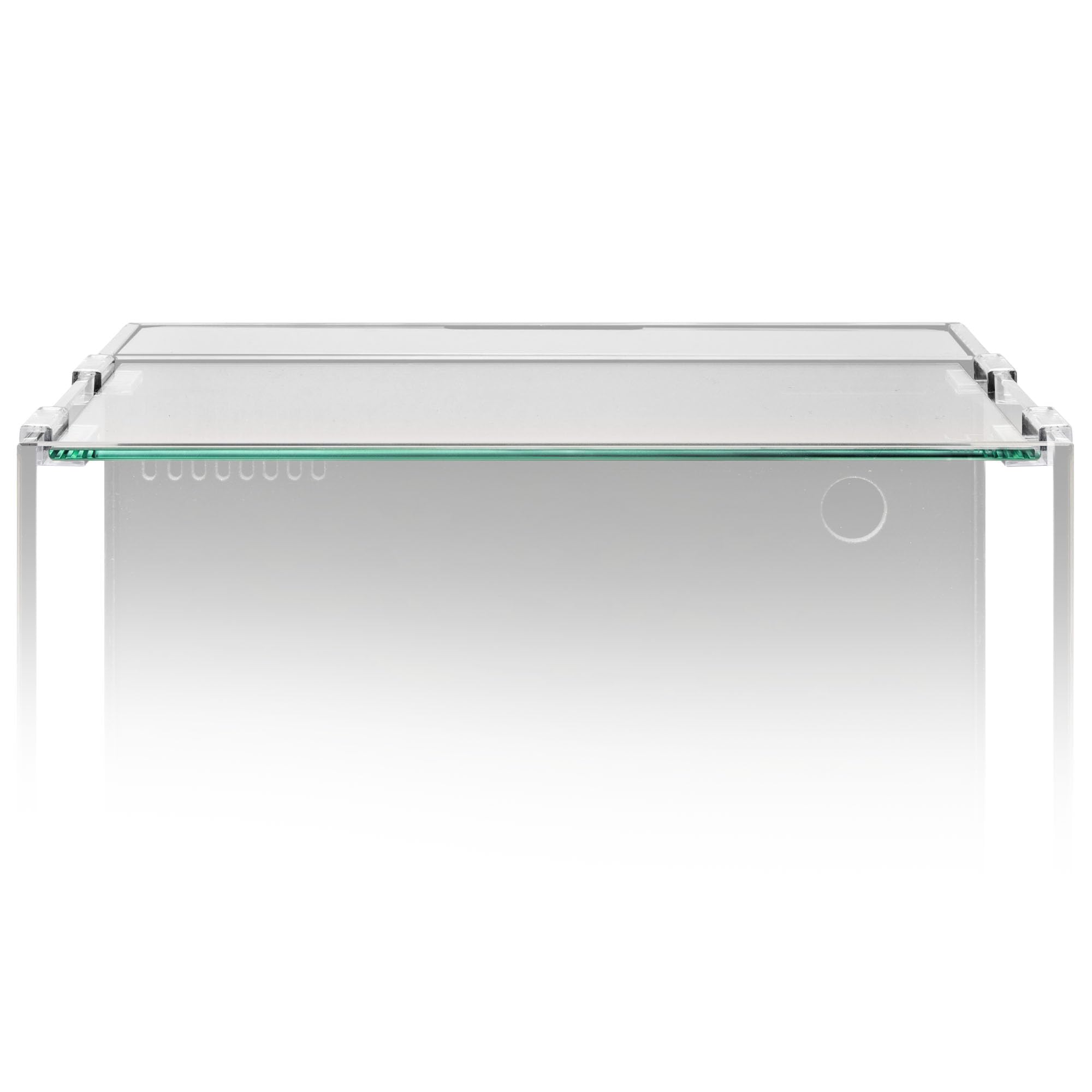 Ultum Nature Sytems Tank Lids for Rimless Tanks - Ultra Clear Rimless Aquarium Lid, Fish Tank Lid Cover for Glass Aquarium, Frameless Aquarium Lid, Cover for Tank - 35A Dual AIO (Lid + Clips)