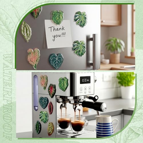 Imanes decorativos hoja para refrigerador 18 pzas miniatura 4