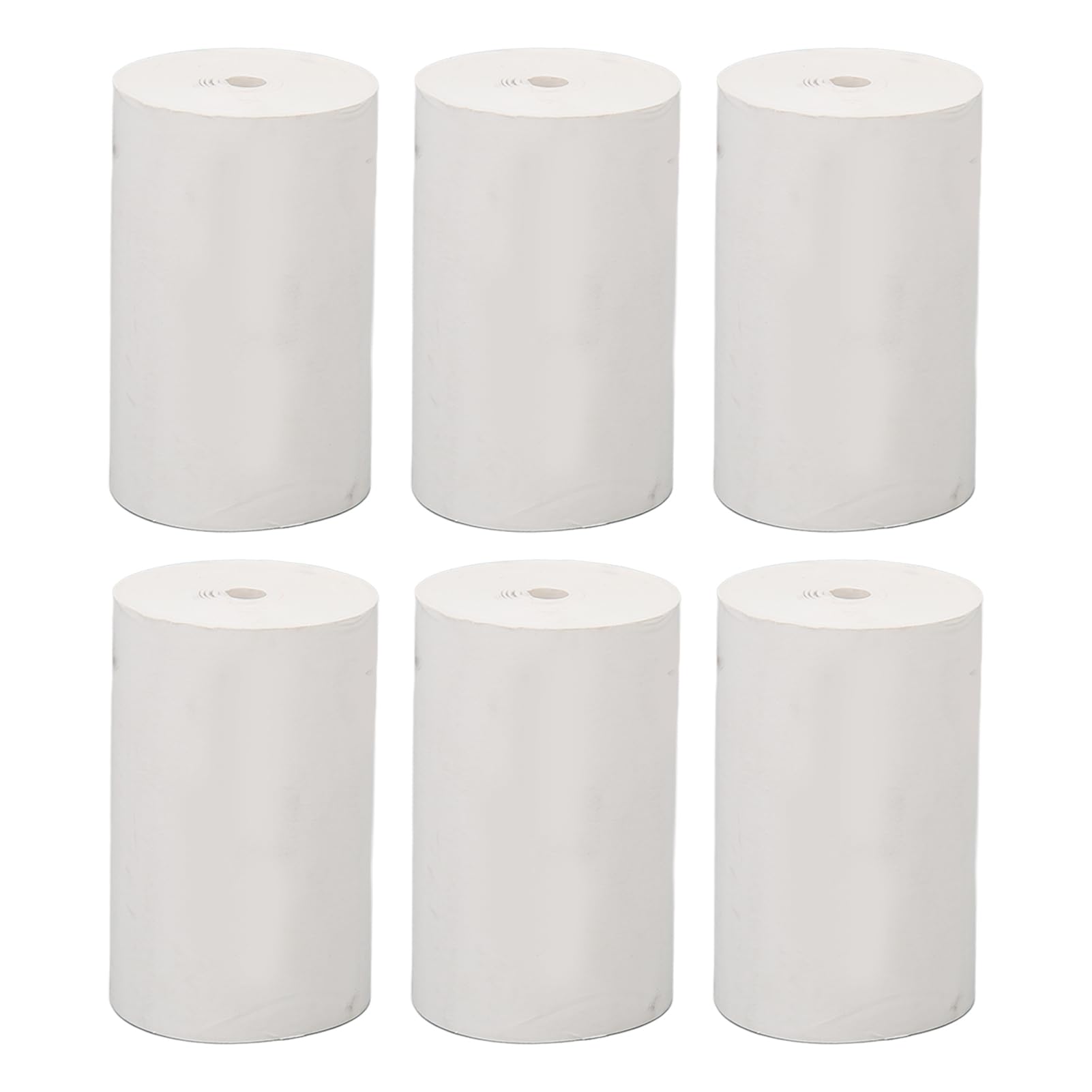 FLEXMAN 50 Rollos de Papel Térmico para Recibos, Papel de Recibo de 3,1 X 2 Pulgadas, Papel Térmico, Papel de Recibo de Impresión Transparente Grueso para Páginas Web, Etiquetas (Sin núcleo de tubo)