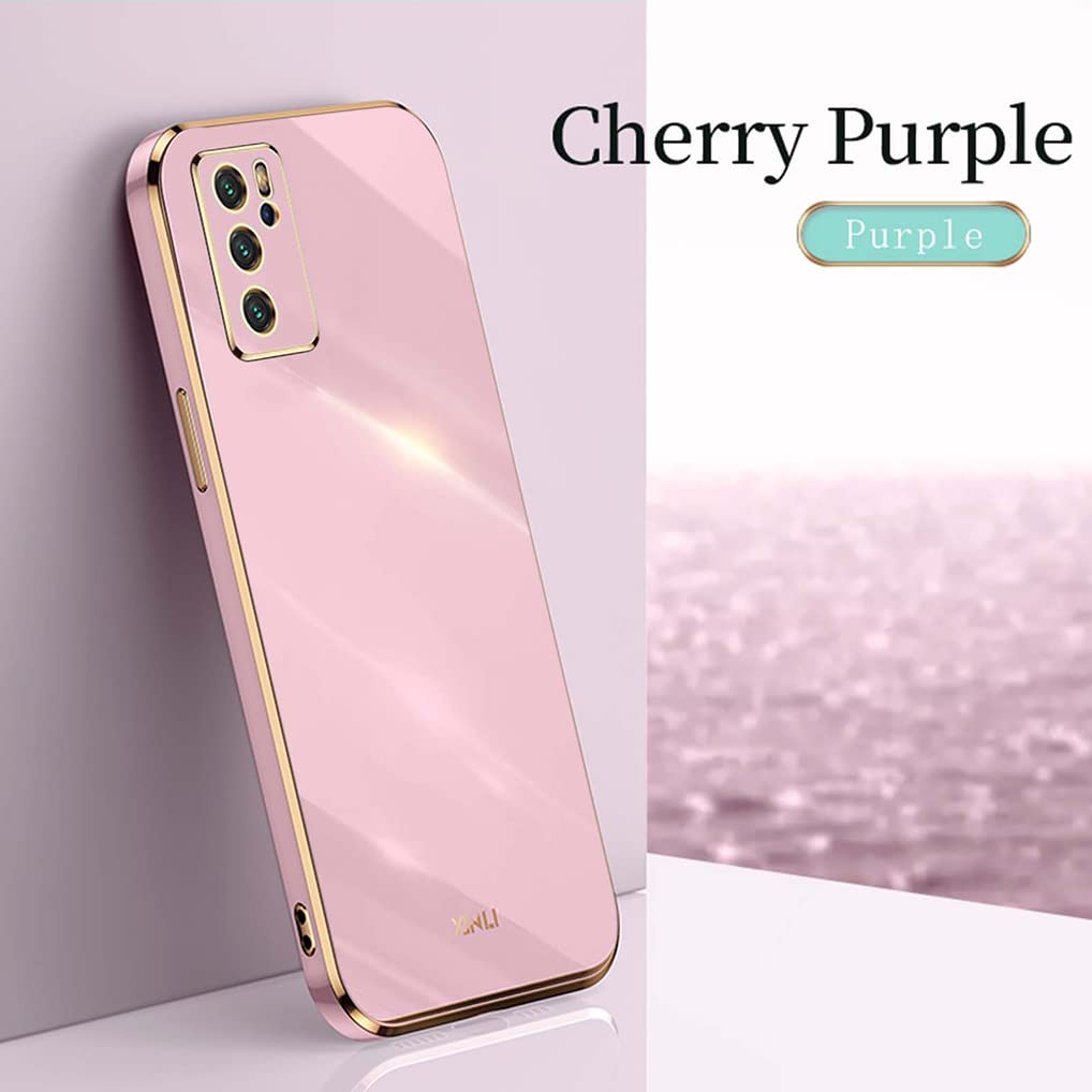 SEAHAI Cover per Oppo A54s / Oppo A16 / Oppo A16s, Custodia Protettiva Ultra Sottile ed Elegante in Silicone TPU Flessibile, Glitter Placcatura Phnom Penh Design Cover Antiurto Case, Nero