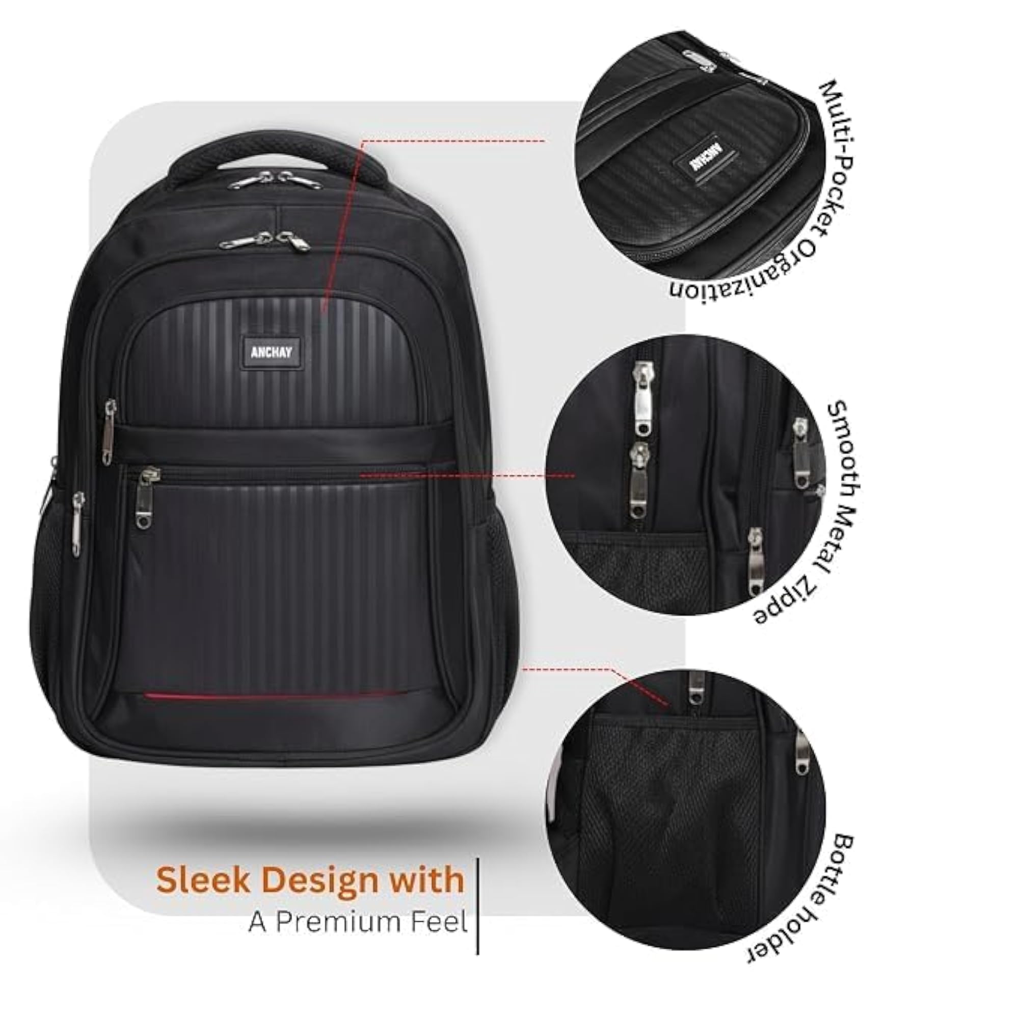 Men's Vault 22L Water-Resistant Backpack, Travel Ready