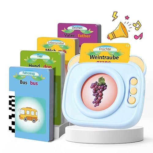 Felly Lernkarten Für Kinder 1-5 Jahre – 224 Wörter, Zweisprachig (Französisch & Englisch), Mit Sound
