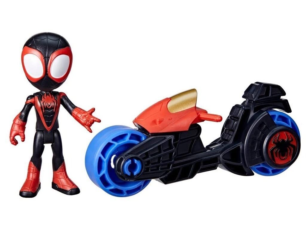 Spidey And His Amazing Friends Miles Morales Motorcycle Playset
