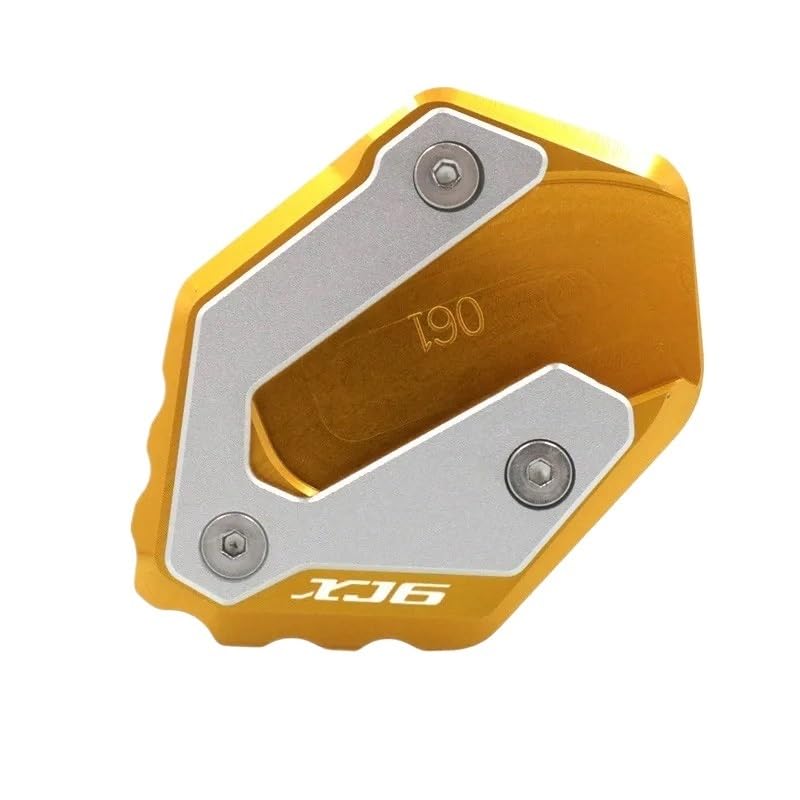 Rallonge béquille latérale XJ6 plaque support aluminium CNC