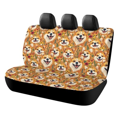 Housses de siège arrière pour camions en voyage : confort floral extensible