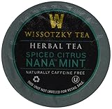 Wissotzky Tea Spiced Citrus Nana Mint Herbal Single Serve Cups for Keurig K Cups, 12 Count