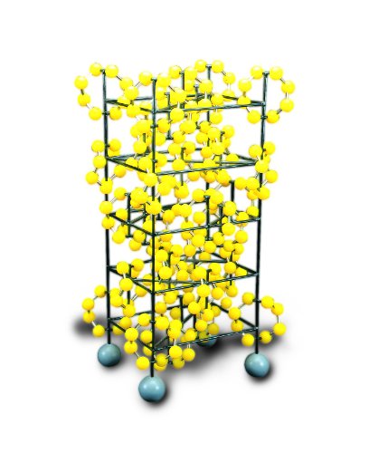 Image of 3B Scientific T22009 Sulphur (Rhombic Form) Molecular Model, 10.6 inch x 18.9 inch x 7.9 inch