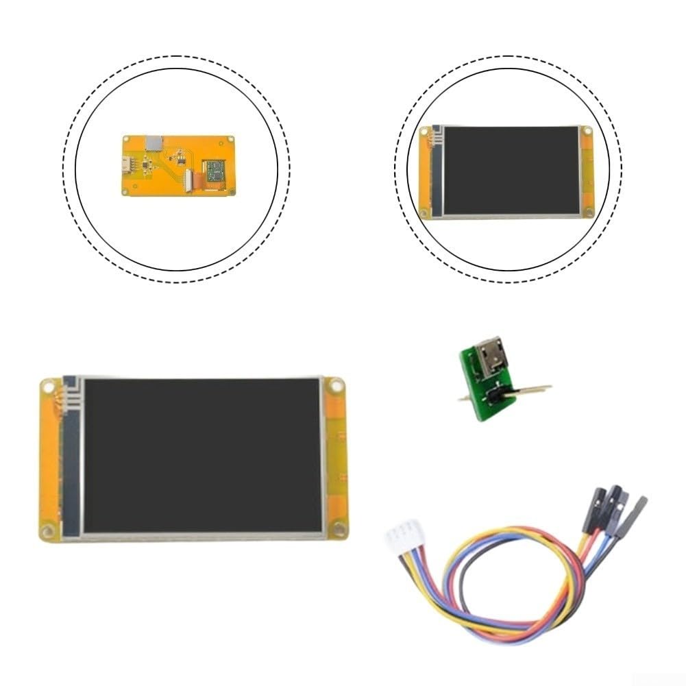 Nextion Discovery Series HMI Touch Display da 2,4" 3,5" TFT LCD resistivo schermo per STM32GO ARM Cortex-M0+ controllo industriale (NX3224F024)