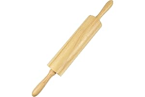 Wooden Rolling Pin for Roller Baking - 17 Inches of Smooth Precision