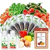 Salsa Garden Seed Pods for All Hydroponics Growing System 8 Pods with 600 Seeds of Cherry Tomato Bell Pepper Onion Cilantro Jalapeno Pepper and Roma Tomato