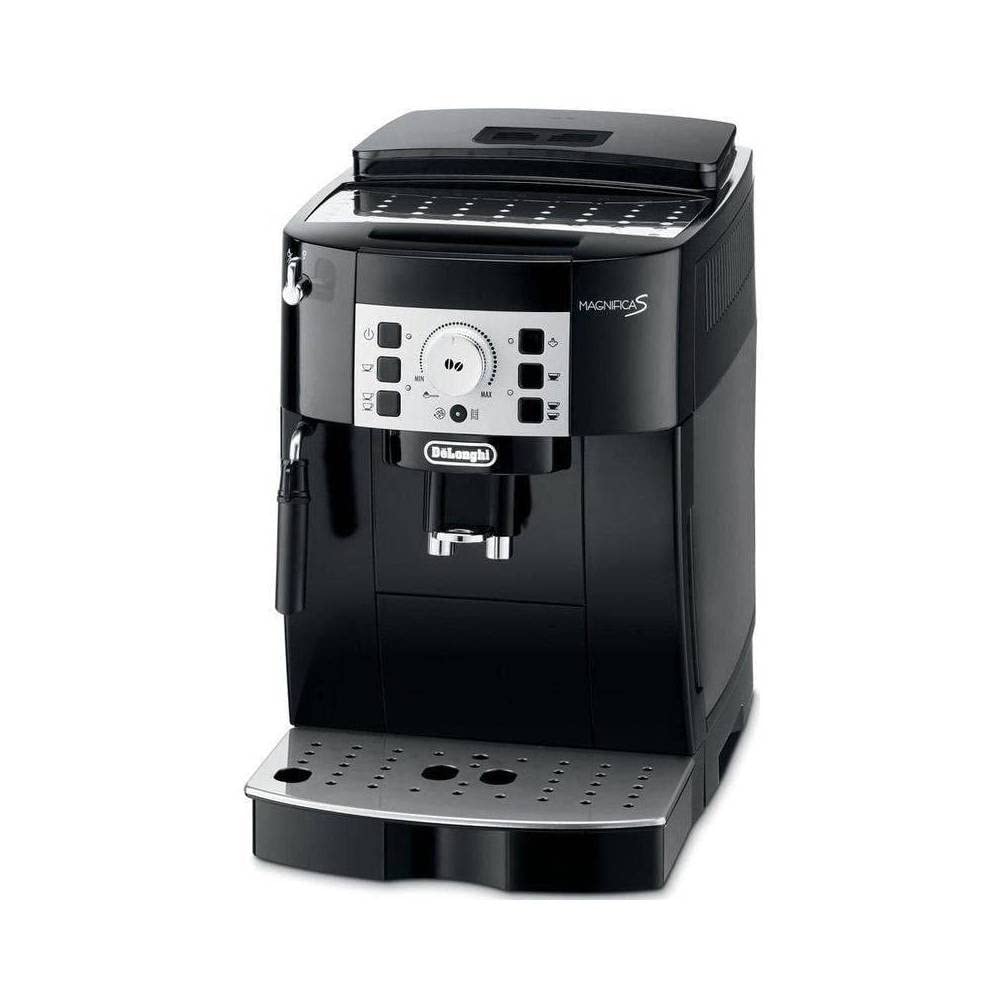 De'Longhi Magnifica S ECAM22.112.B, Macchina Caffè Automatica, Montalatte Manuale Regolabile, dal Chicco alla Tazzina, 2 Ricette Caffè, Controllo Temperatura, 2 Espressi Contemporaneamente, Nero