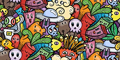 Heko Panels Oxford Tissu Imperméable Toile Store au Metre - Tissus au metre Ameublement pour Intérieur et Extérieurs - 100% Polyester résistant et anti-tâches - Motifs pour enfants