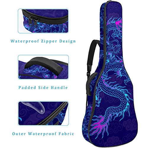 Housse de guitare acoustique antichoc protégeant des impacts - 4