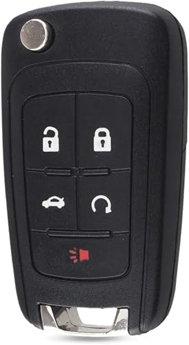 Fundas para llave de coche para Chevrolet Cruze Epica, Lova Camaro Impala, carcasa para llave de coche, 5 botones originales