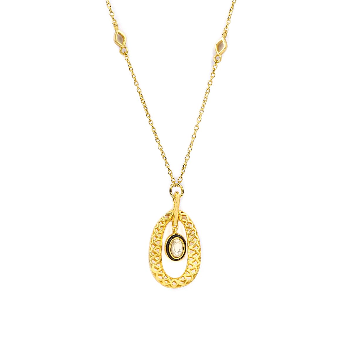 Shaya by CaratLane Queen of Great Ideas Necklace in Gold Plated 925 Silver for Women (B0CX4VC5T2) Amazon Price History, Amazon Price Tracker