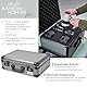 HMF 14402-02 Alu Fotokoffer, Waffenkoffer mit Rasterschaumstoff | 46 x 33 x 15 cm