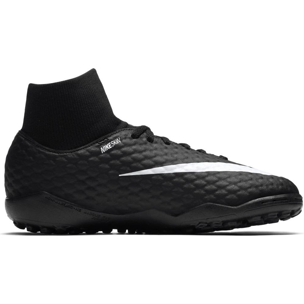 NIKE JR Hypervenomx Phelon 3 DF TF - Zapatillas de fútbol Sala, Unisex Infantil