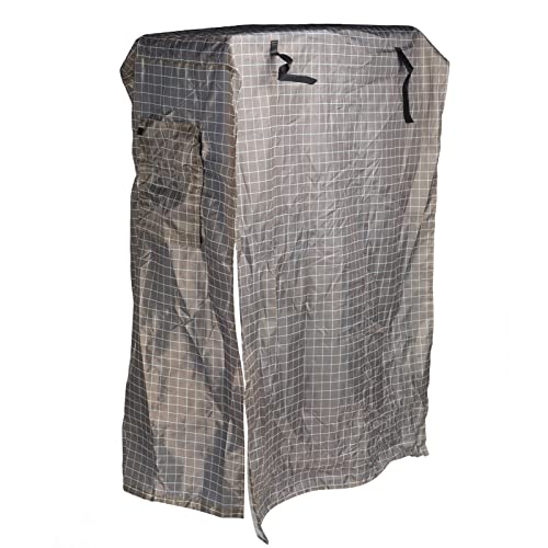 Gavigain Universal Bird Cage Cover,Waterproof Windproof Breathable Bird Cage Cover with Mesh Window Seed Catcher for Parrots Parakeets