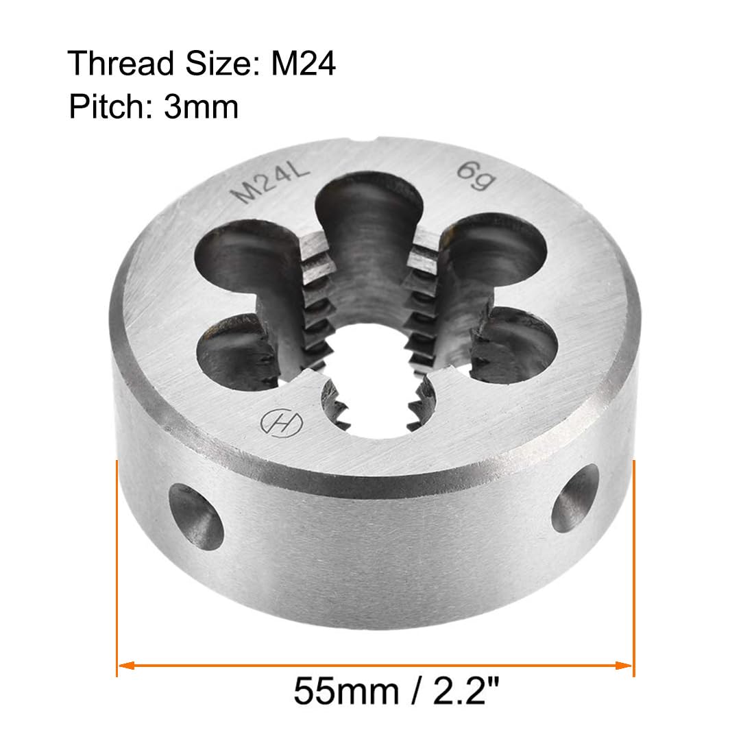 TA-VIGOR 1pc M24 x 3 Metric Adjustable Threading Die - Image 2