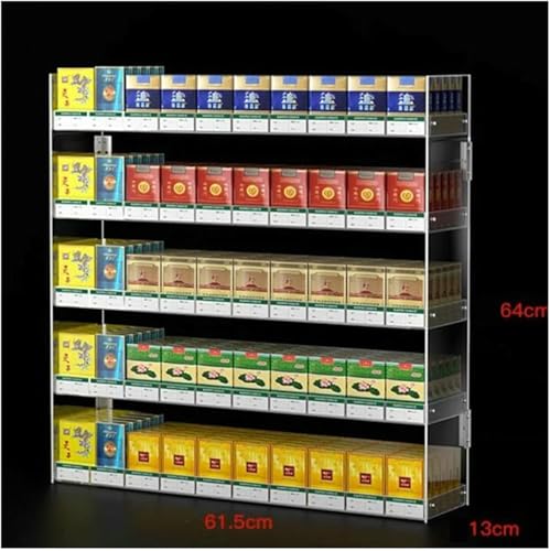 Étagère de cigarettes murale pour optimiser les supermarchés
