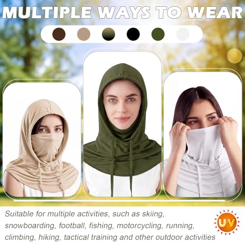 Image of Cooling Balaclava Face Mask Breathable Full Head Mask Sun Protection Neck Cover UV Face Cover for Men Women