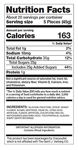 Gustaf's Strawberry Red Licorice Laces, NON-GMO Candy, Bulk Pack 2 Pounds