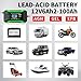 TEISQI Car Battery Charger, 12V 6A Smart Battery Trickle Charger Automotive 12V Battery Maintainer Desulfator with Temperature Compensation for Car Motorcycle Mower Marine Lead Acid Batteries (Green)