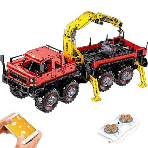 n.g. Home Decor Technic Offroad Truck Modellbausatz 24 GHz Ferngesteuerter Truck Modellbausatz 3068 Teile Baustein…