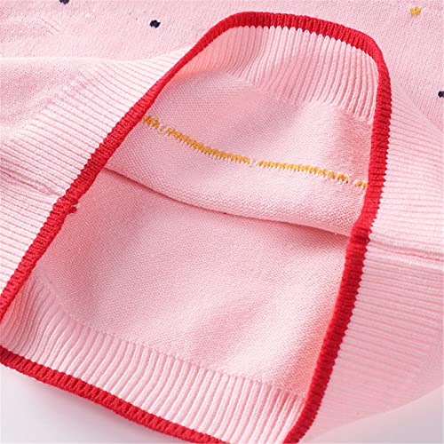 Girls Sweater Autumn Winter Baby Sweaters Children Pullover Colored Balls Toddler Jumper Top Kids Clothes2