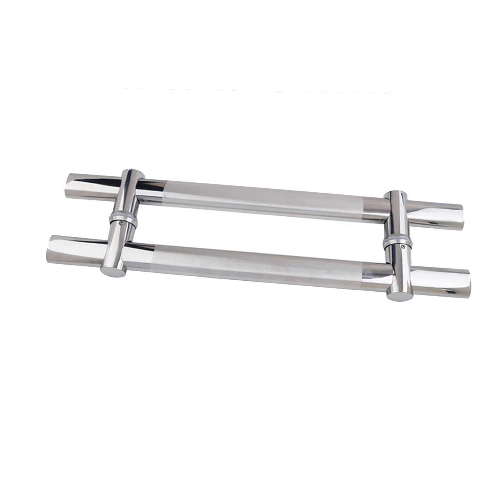 LQZAXSRDR Sliding Barn Door Handle, Stainless Steel Shower Door Handle Adjustable Hole Center Push Pull 300-1200mm(500Mm)
