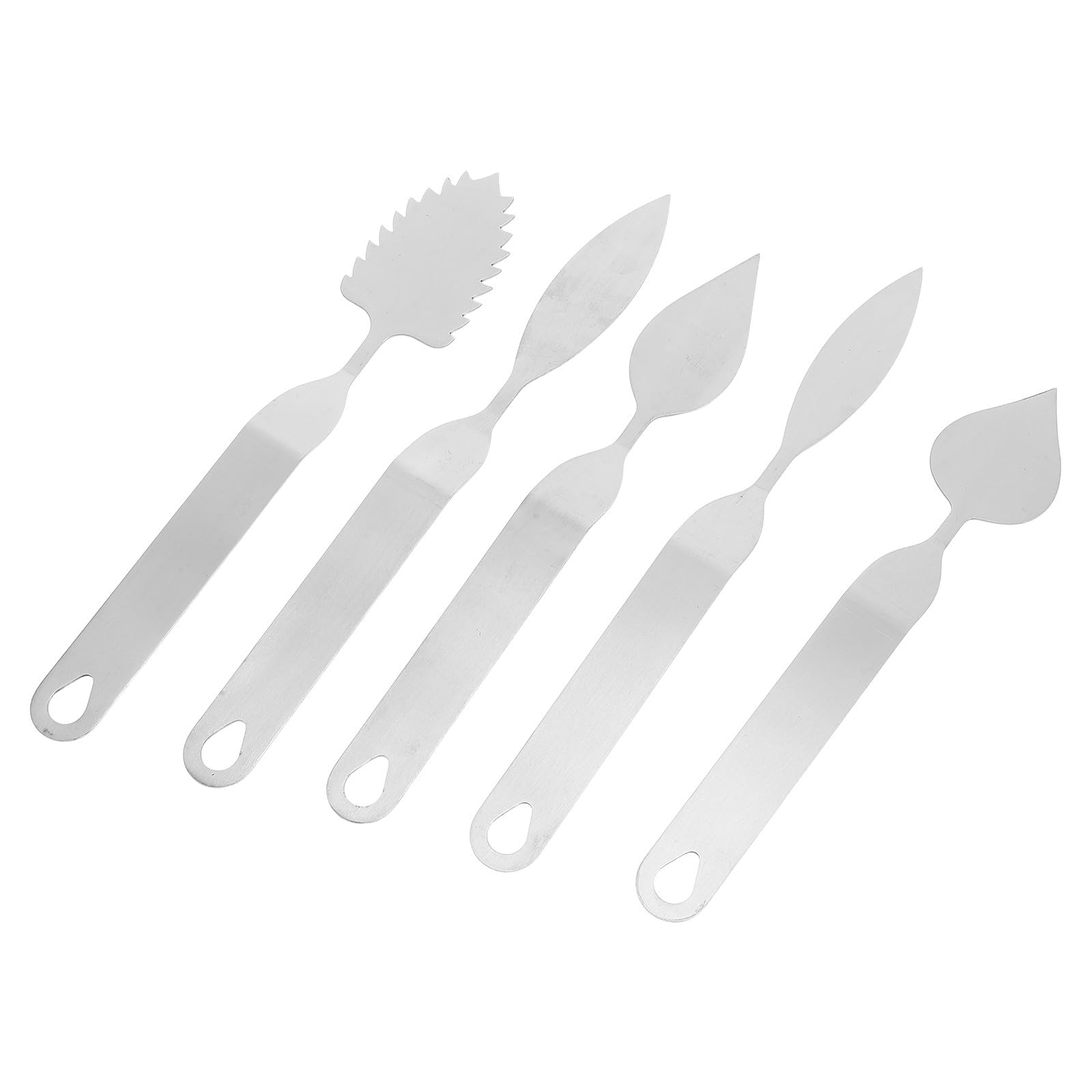 Spatules à chocolat Baluue en acier inoxydable rigide de qualité supérieure
