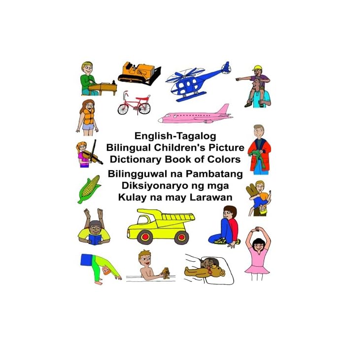 Buy EnglishTagalog Bilingual Children's Picture Dictionary Book of