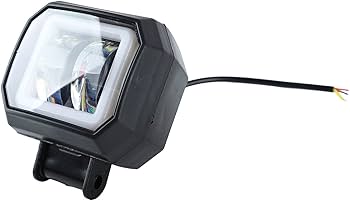 Amazon | KIMISS バイク用LEDヘッドライト 20W 防水 超明るい 四角形