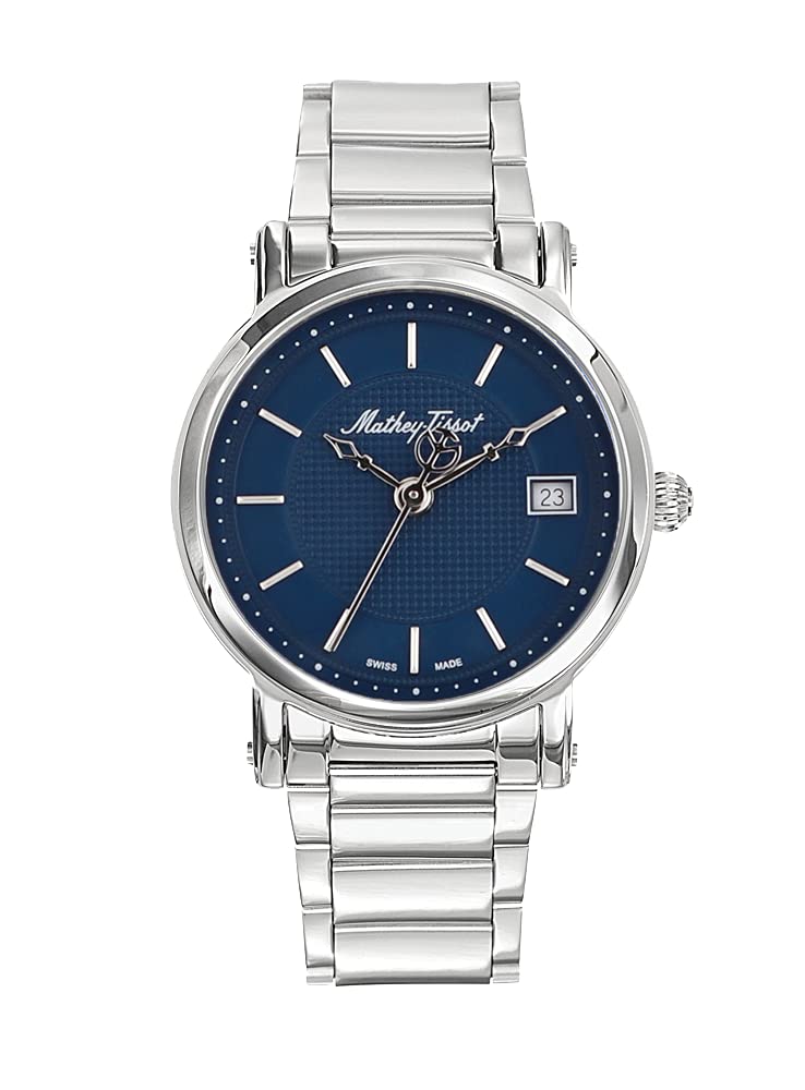 Mathey-Tissot Stainless Steel Analog Blue Dial Men Watch-Hb611251Mabu, Silver Band (B07KL2XR4V) Amazon Price History, Amazon Price Tracker