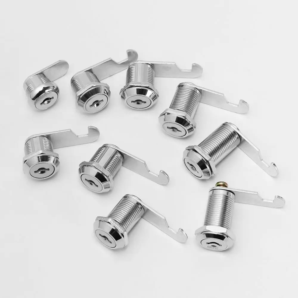 Um 90 Grad drehbares Möbelnockenschloss mit 45-mm-Nocken und 10-30-mm-Gewindekörper(B-20mm)