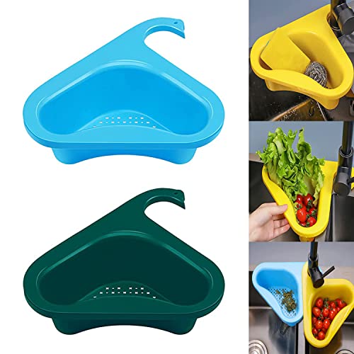 Anguxer 2 PCS Panier de vidange de Cygne, Égouttoir filtrant Suspendu Multifonctionnel, passoire Plastique, pour Fruits, légumes Cover