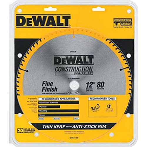Best Cyber Monday ๐ฅ DEWALT 12-Inch Miter Saw Blade, ATB, Thin Kerf, Crosscutting, 1-Inch Arbor, 80-Tooth (DW3128) Best Cyber Monday ๐ฅ DEWALT 12-Inch Miter Saw Blade, ATB, Thin Kerf, Crosscutting, 1-Inch Arbor, 80-Tooth (DW3128)