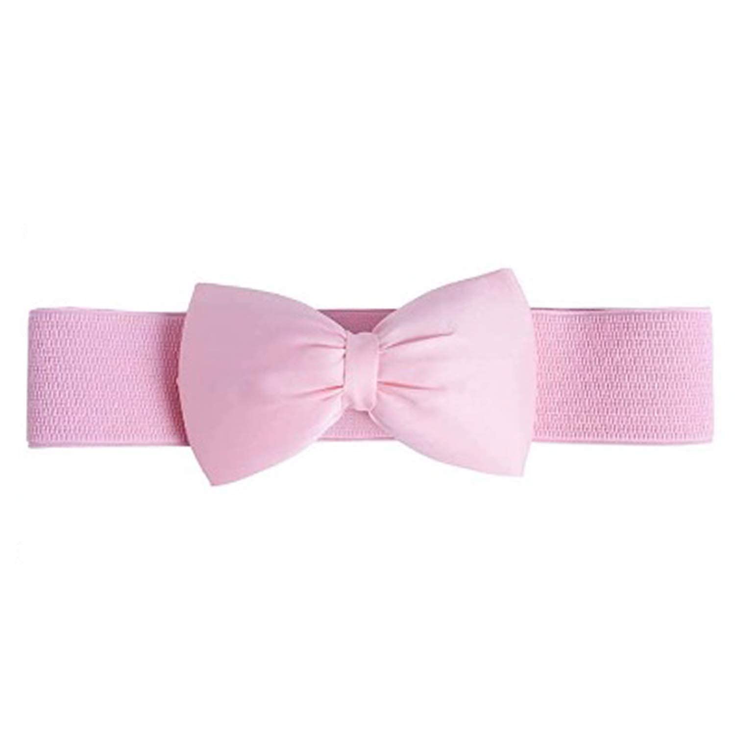 romp fashion Women Pink Stretchable Bet Bow Designee Buckle-picture-32