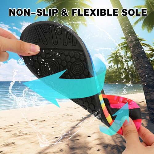 Barefoot Water Shoes for Women Men Non-Slip Yoga Socks Travel Slippers for Indoor Outdoor Beach Swim Surf Sport4
