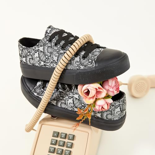 Image of yageyan Womens White Tennis Shoes Low top Canvas Sneakers Women Fashion Shoes for Walking Casual Canvas Comfortable