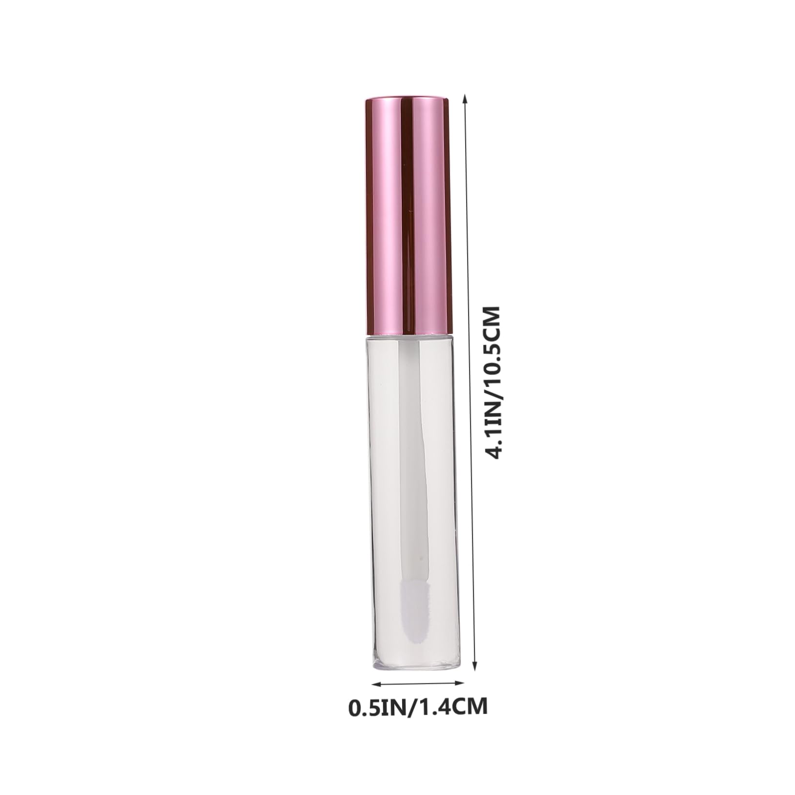 10ml Lipgloss Tuben aus Abs mit Pinselkopf, 40 Stück