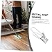Ipetboom Floor Mop Support Frame Metal Mop Frame Flat Mop Support for Hardwood Tile Concrete Floors