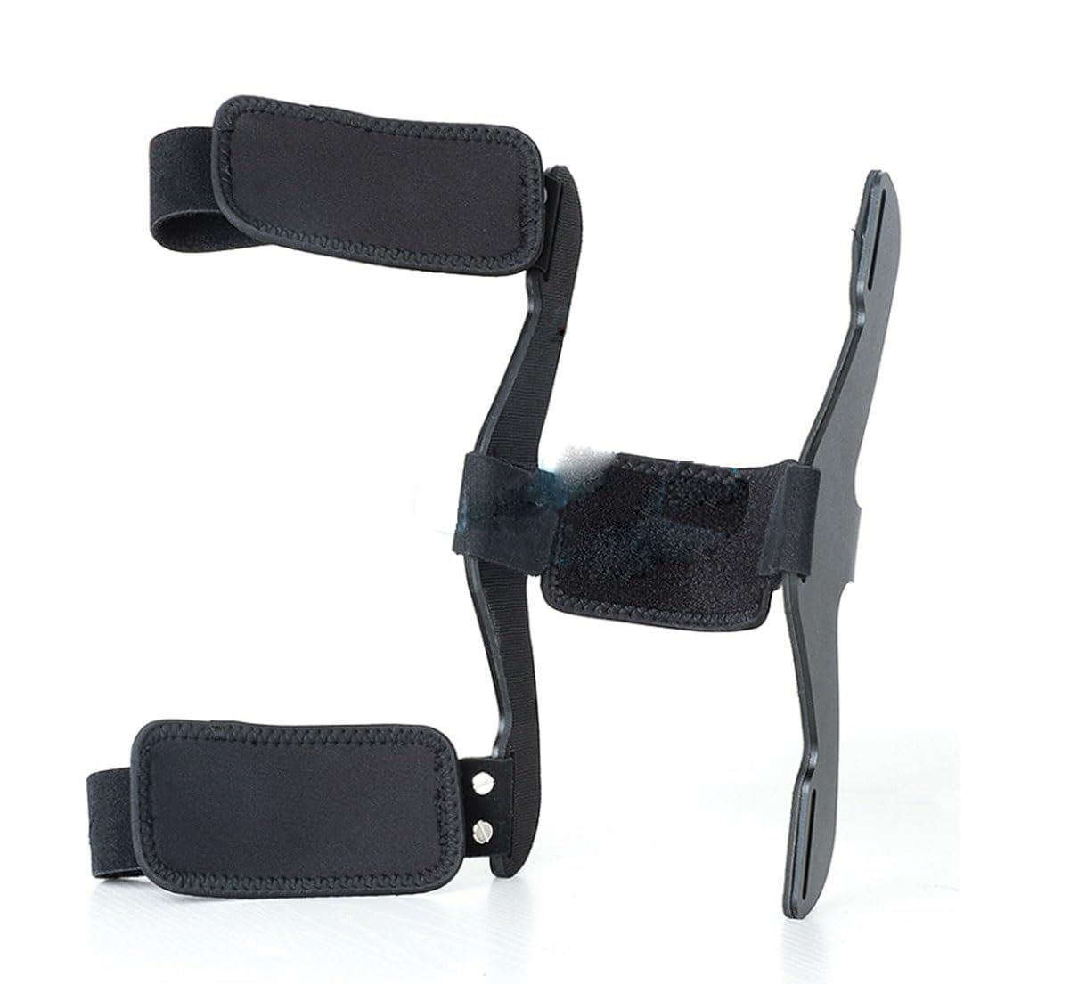 Rodillera con bisagras, Rodillera Fija inmovilizadora for aliviar el Dolor, Artritis, desgarro de menisco, Rodillera de abducción hemipléjica(XL)