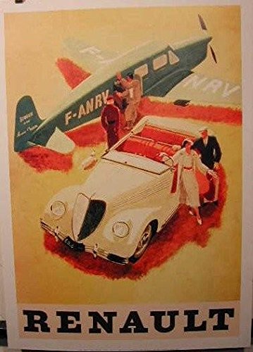 Affiche Renault 50x70 cm poster mural pour decoration intérieur