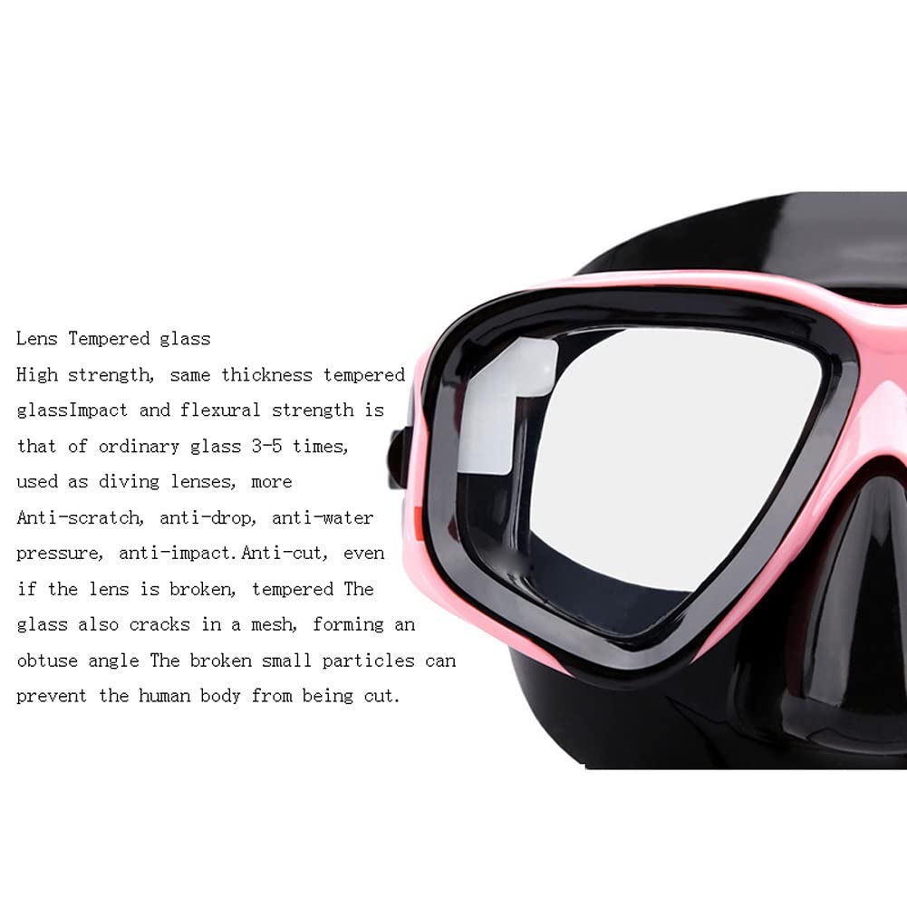 Gafas de buceo profesionales para adultos y jóvenes, traje de snorkel, vidrio templado antivaho, gafas de buceo, máscara de snorkel de silicona líquida, máscara de nariz, gafas de natación, vidri