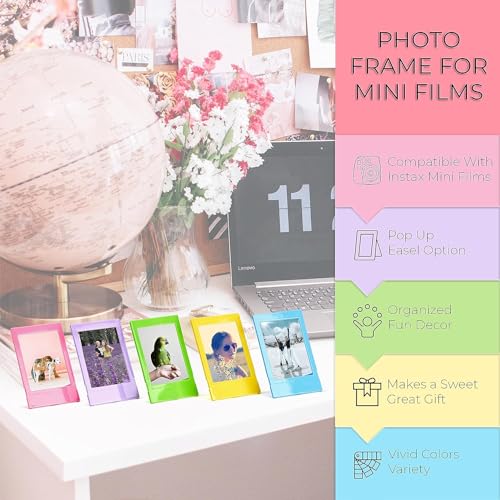 Image of Fujifilm Instax Mini 12 Instant Camera Bundle with Fujifilm Instax Mini Instant Film Value Pack (60 Sheets) with Accessories Including Protective Case, Strap, Photo Album (Mint Green)