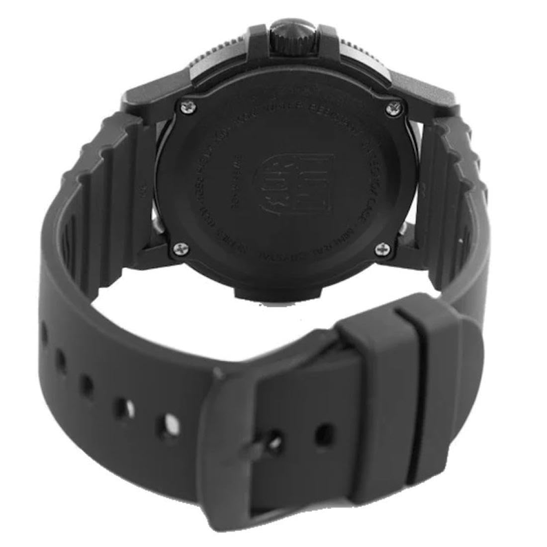 Luminox Leatherback SEA Turtle Giant Uhr für Herren in der Farbe Schwarz mit Armband aus PU, Wasserdichtigkeit: 10 bar, Gehäusedurchmesser: 44 mm, XS.0330
